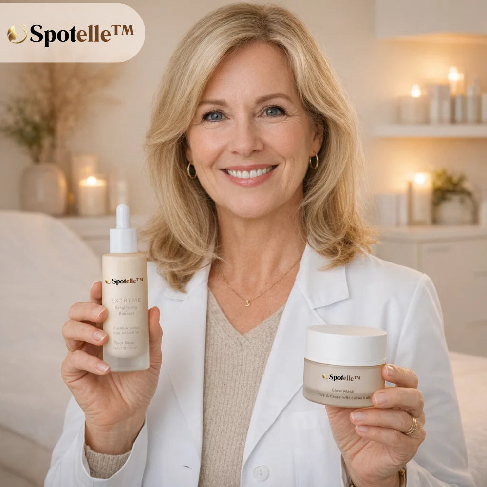 Spotelle™ Anti-pigmentvlekcrème | Helpt donkere vlekken zichtbaar te verminderen en zorgt voor een stralendere huid